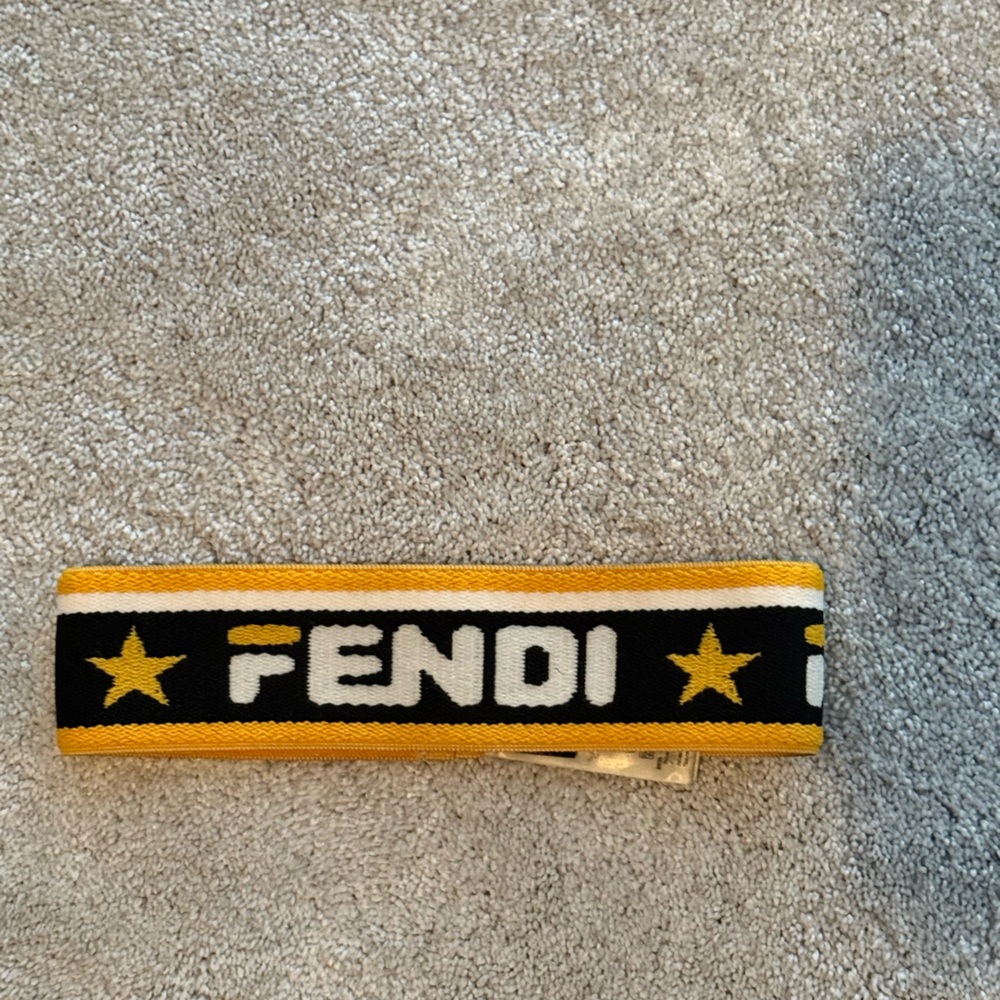 Black & White 'Fendi Mania' Headband